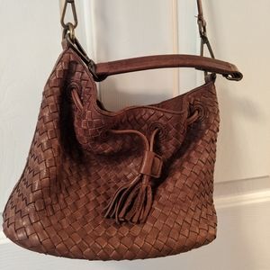 Valentina Brown bucket bag